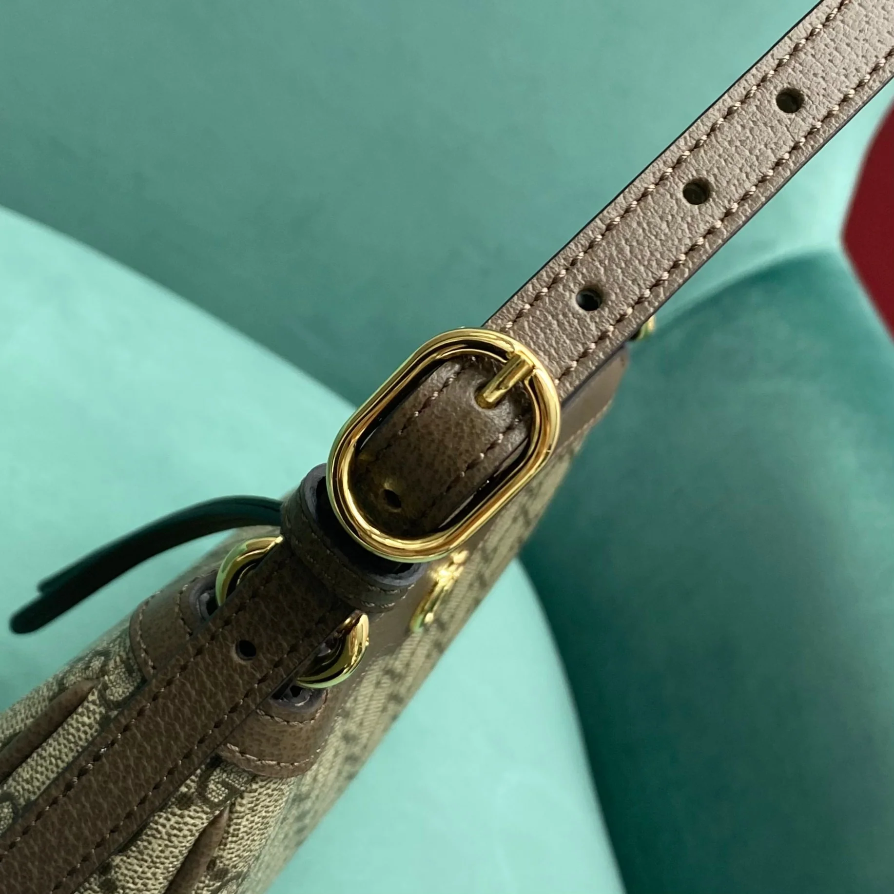 Сумка-хобо Gucci с монограммой.