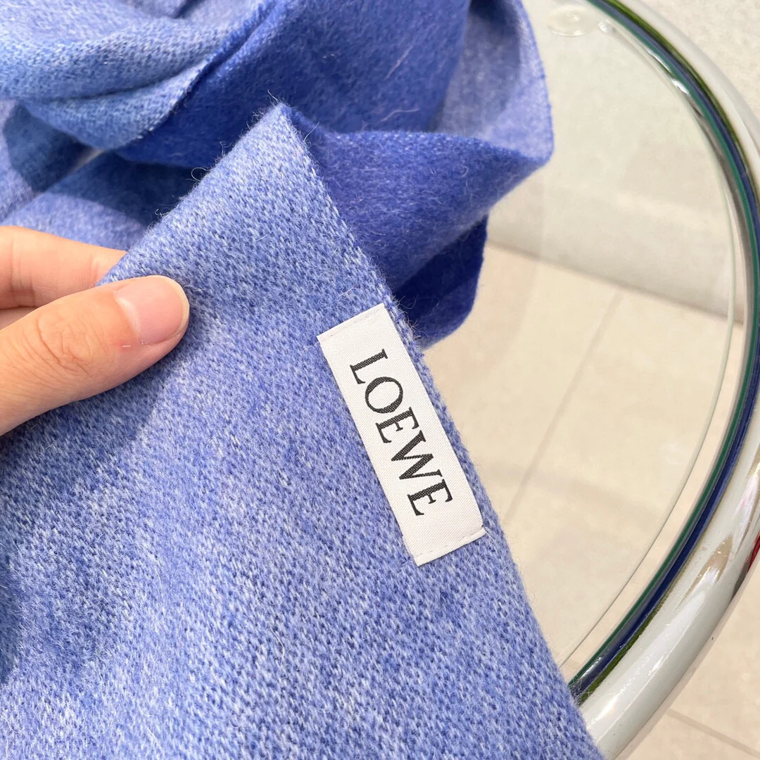 Двусторонний кашемировый шарф Lolwei - 32-180 см