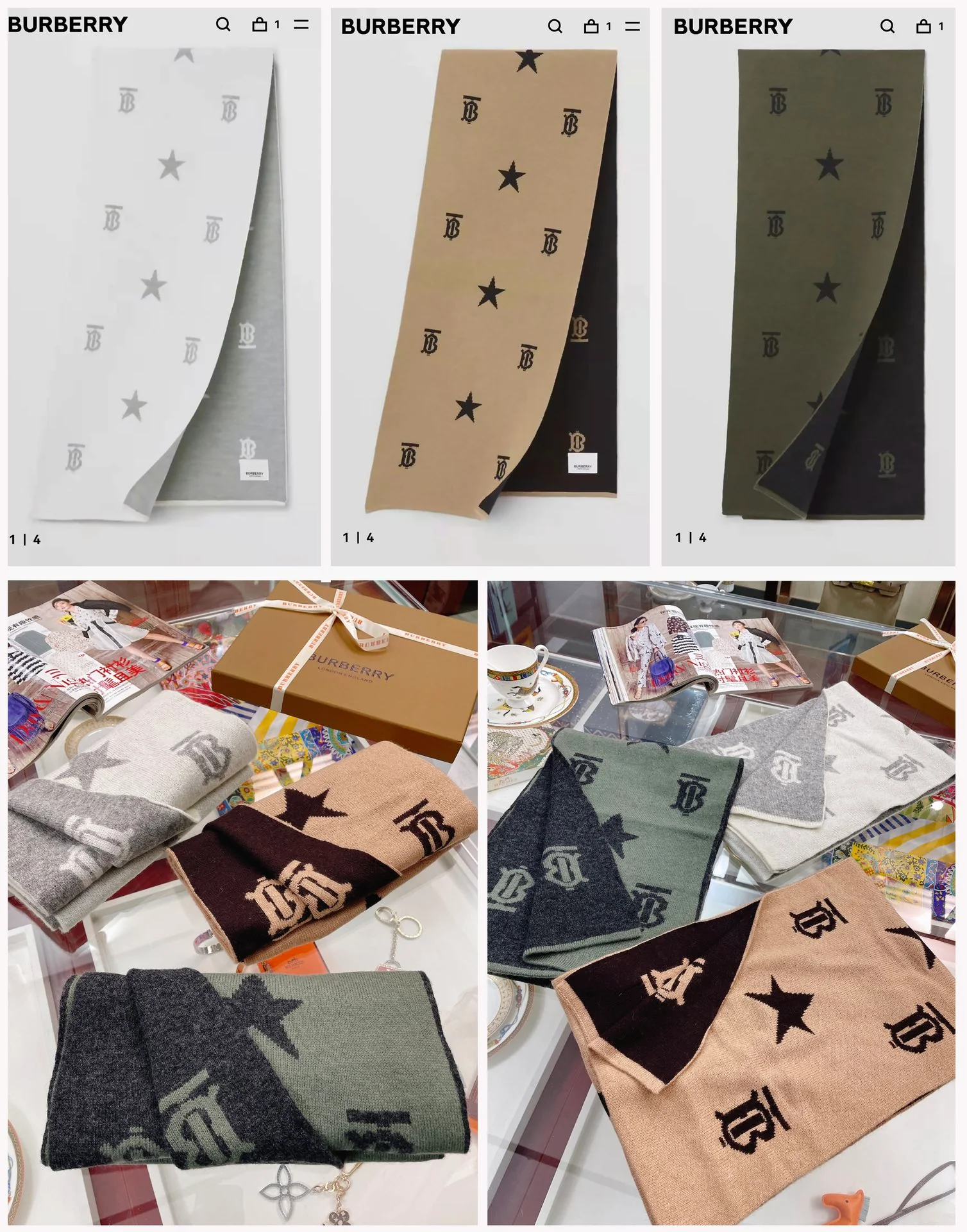 Двусторонний шарф Burberry