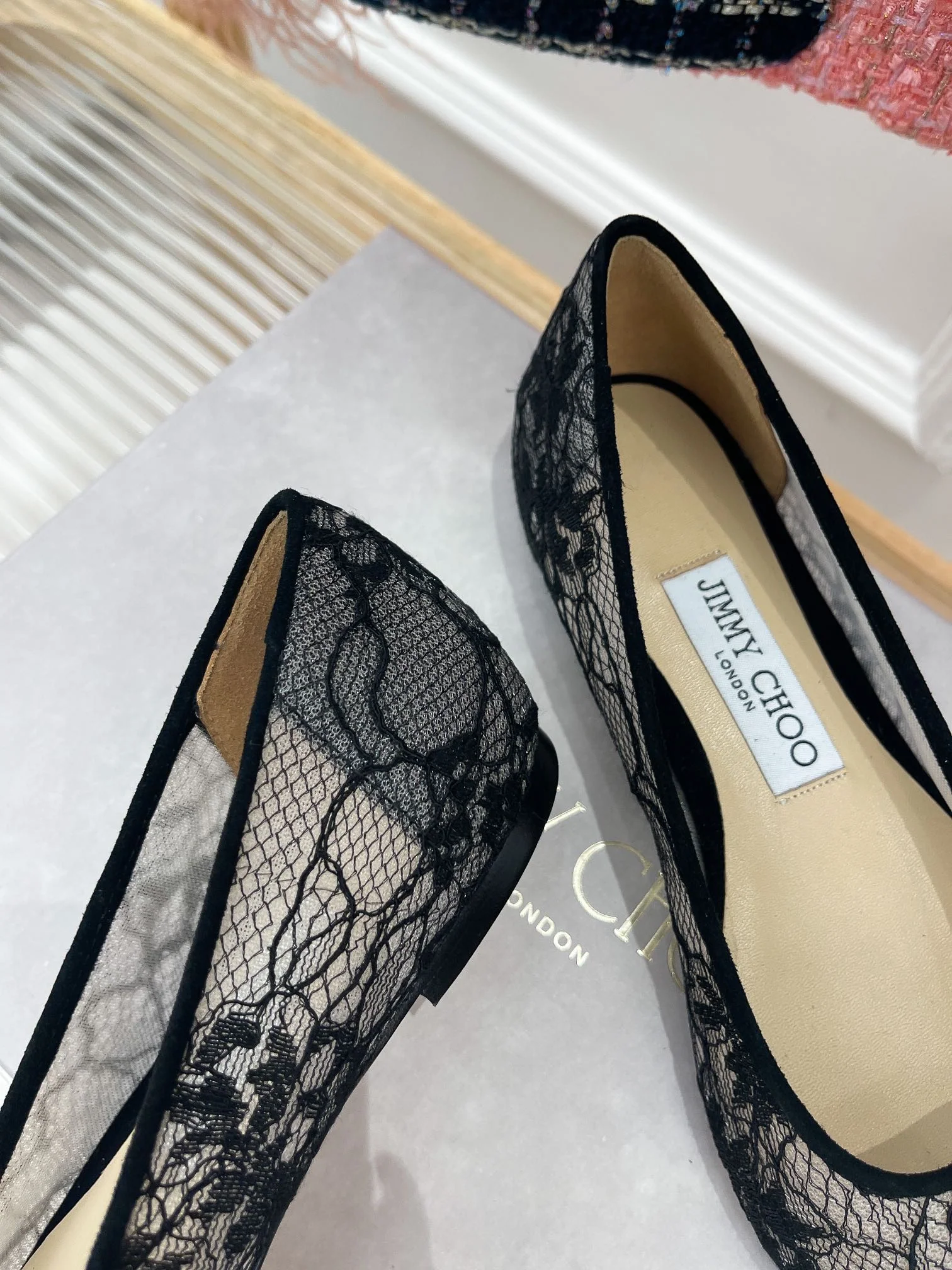 Jimmy - Новинка сезона весна/лето 2022 - Балетки с бантом и кружевом