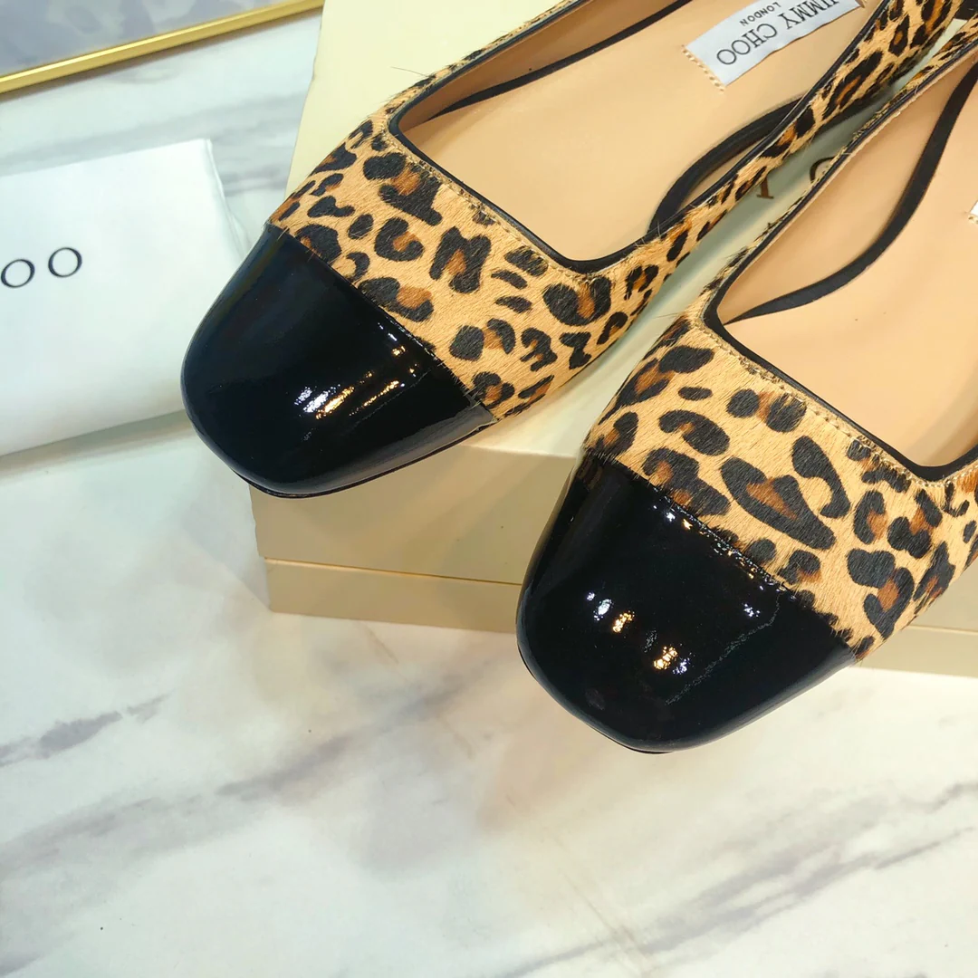 Балетки Jimmy с леопардовым принтом