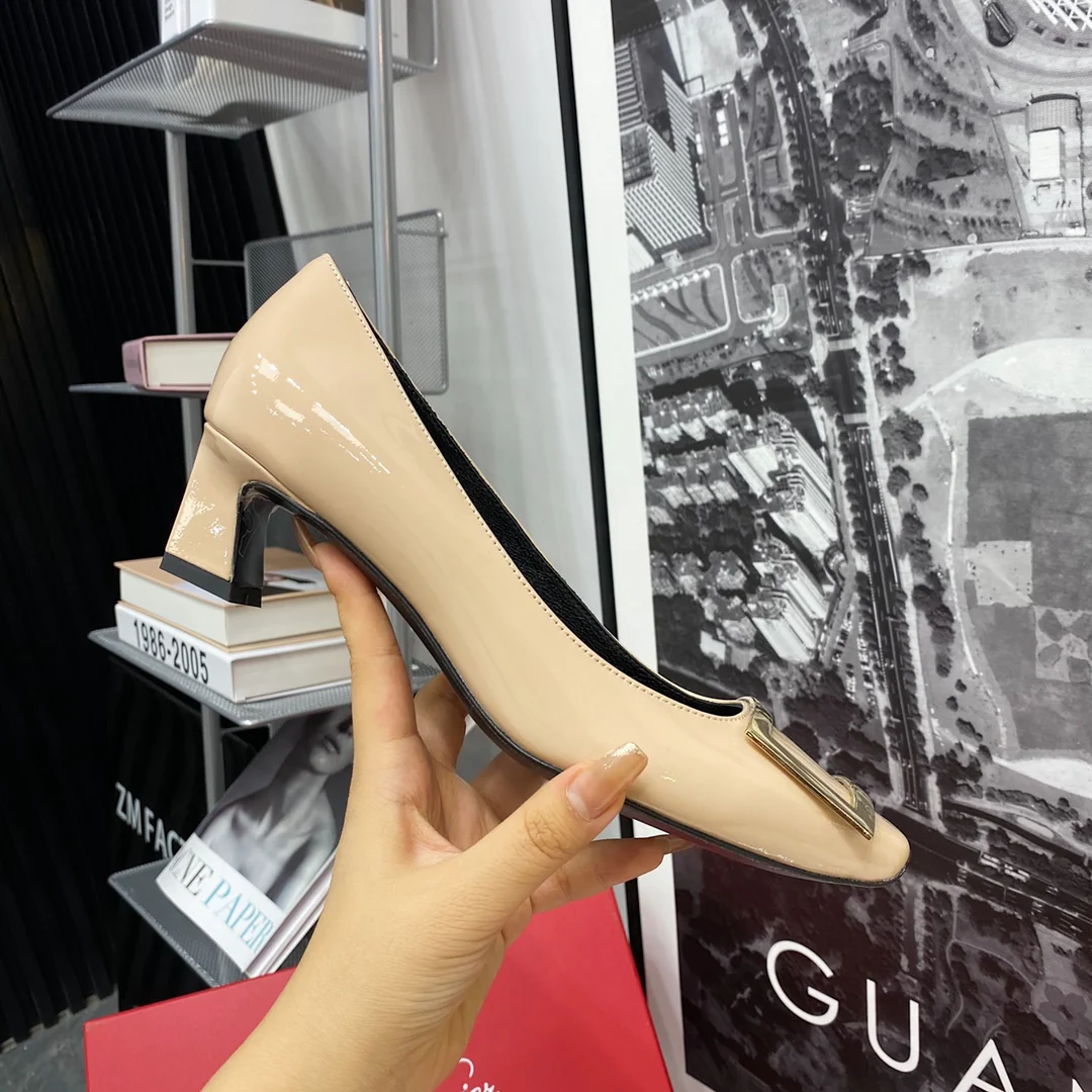 Каблук-крылышко RV-4-5 см - телесно-розовый