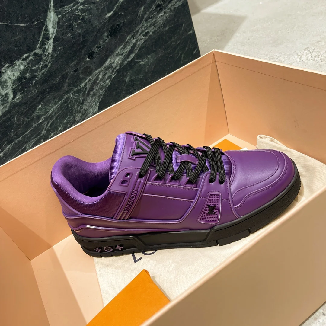 Обувь LV - LV Trainer, последняя модель - кроссовки серии Rainbow - 2