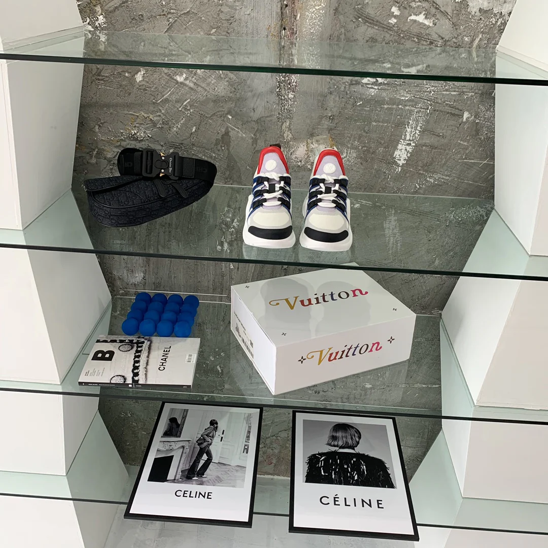 Туфли LV - Массивные туфли LV - 9