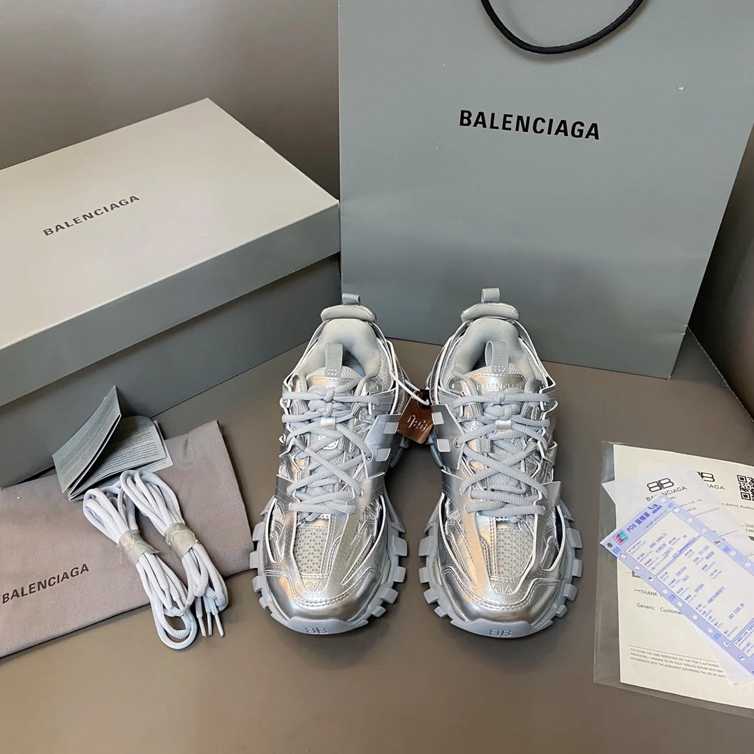 Кроссовки Balenciaga Track 3-0 на массивной подошве для пар - серия Rainbow, версия Gold Label - размеры 35-62