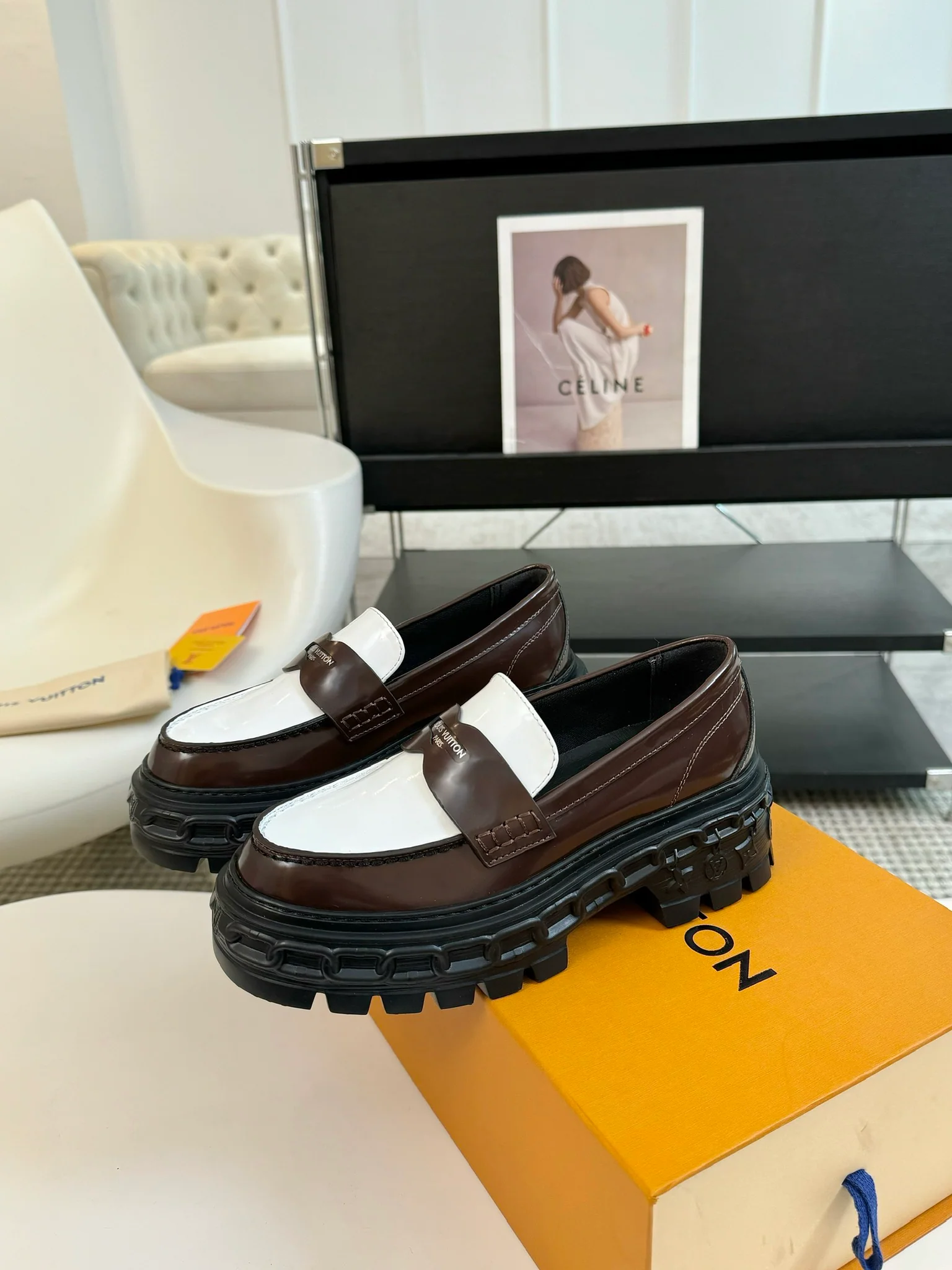 Лоферы LV-2024 - Кофейный