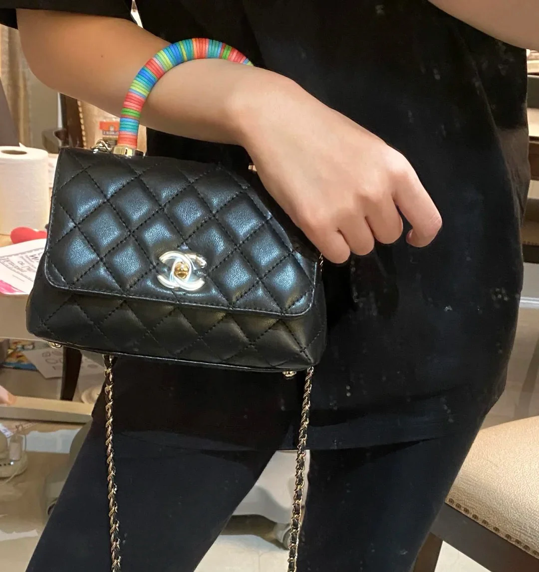 Мини-сумочка Chanel Coco Handle Rainbow