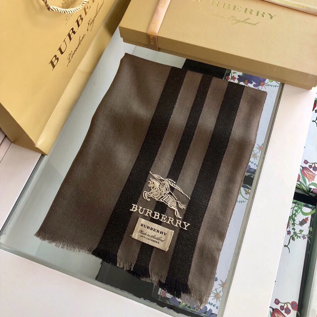 Кашемировый шарф Burberry - 45 см - 180 см - 1