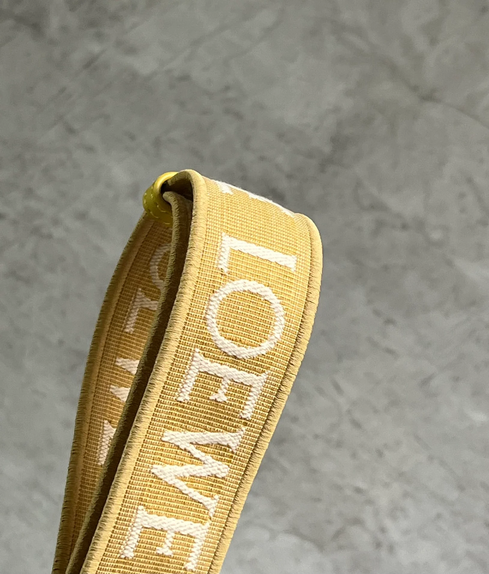 Loewe-gate-dual-musard yellow-mini