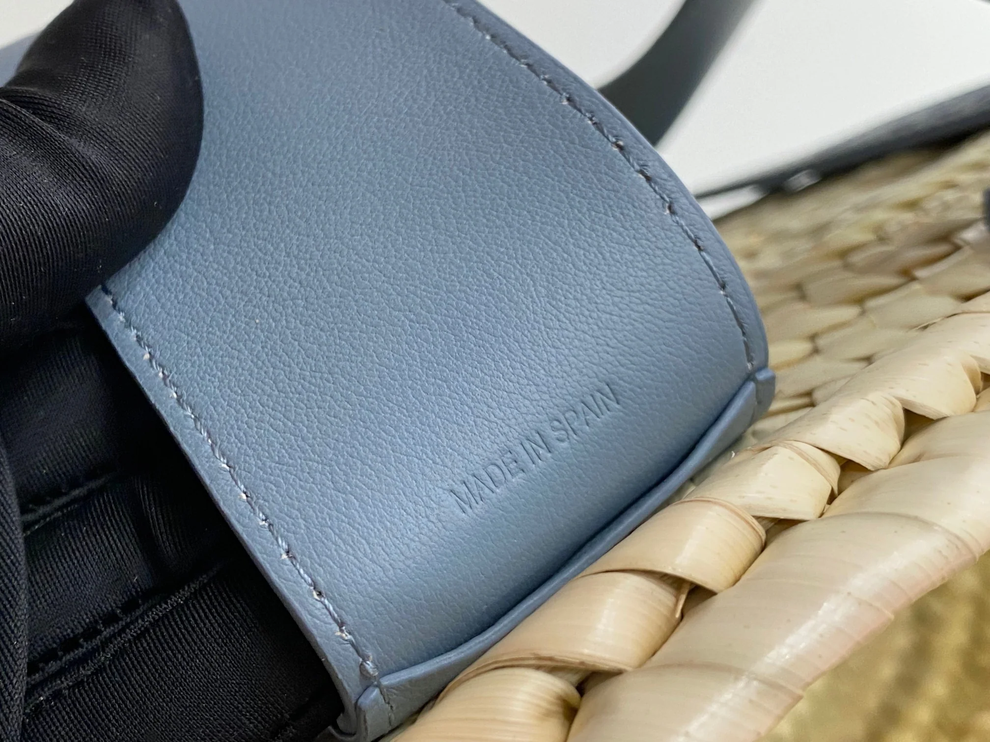 Chloe - Новинка лета 2023 - Плетеная соломенная сумка - Синяя