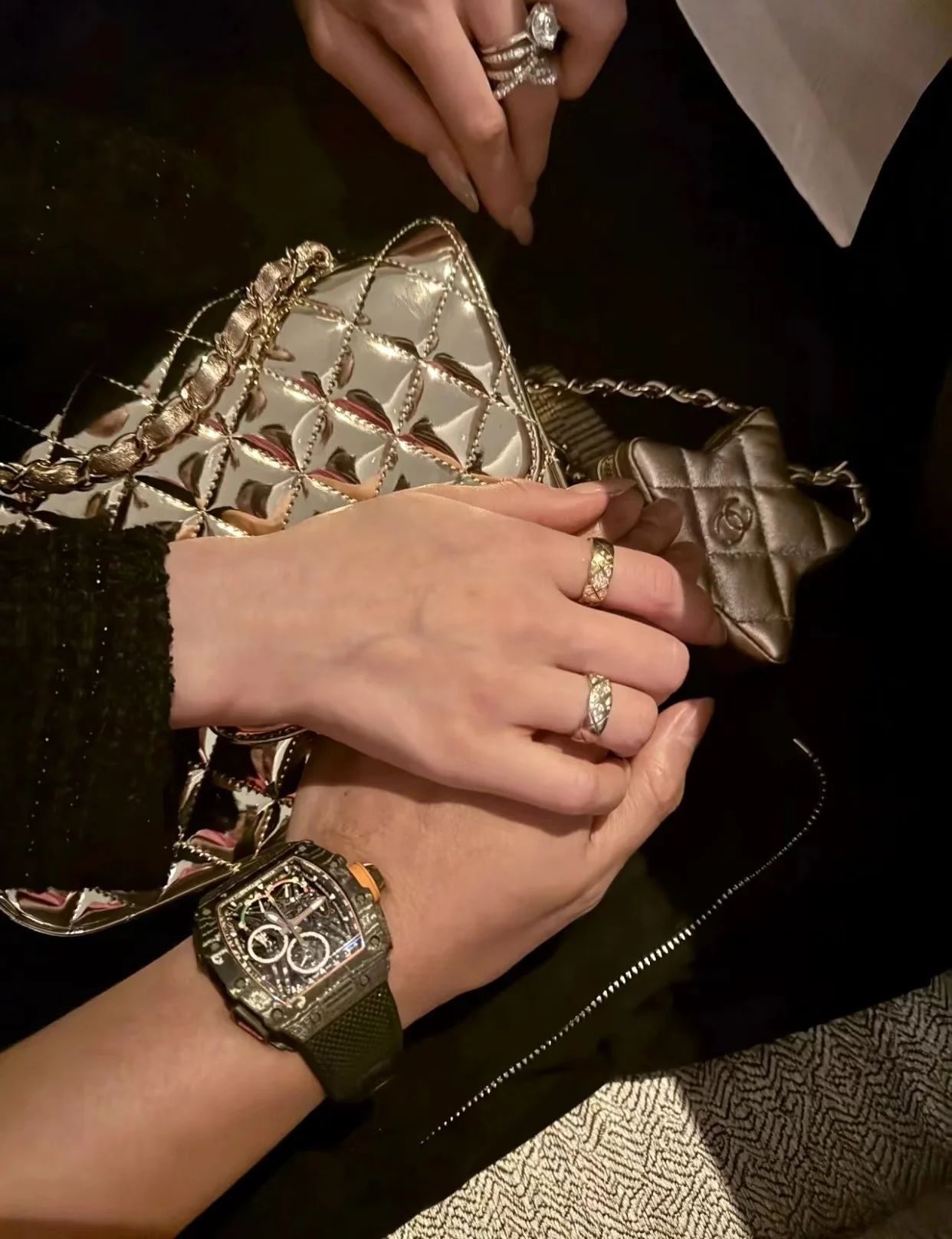 Рюкзак Chanel Early Spring Collection 24c - золотой