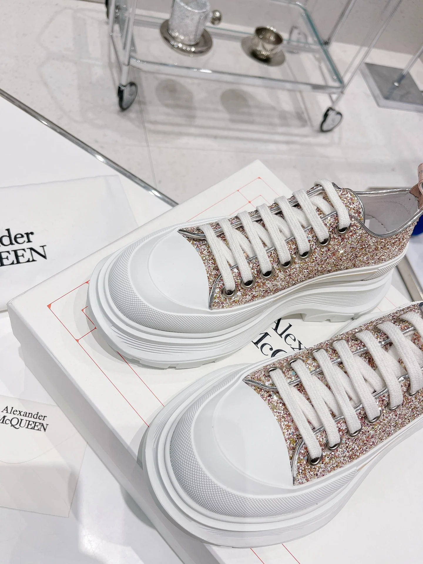 Кед на платформе McQueen - 5