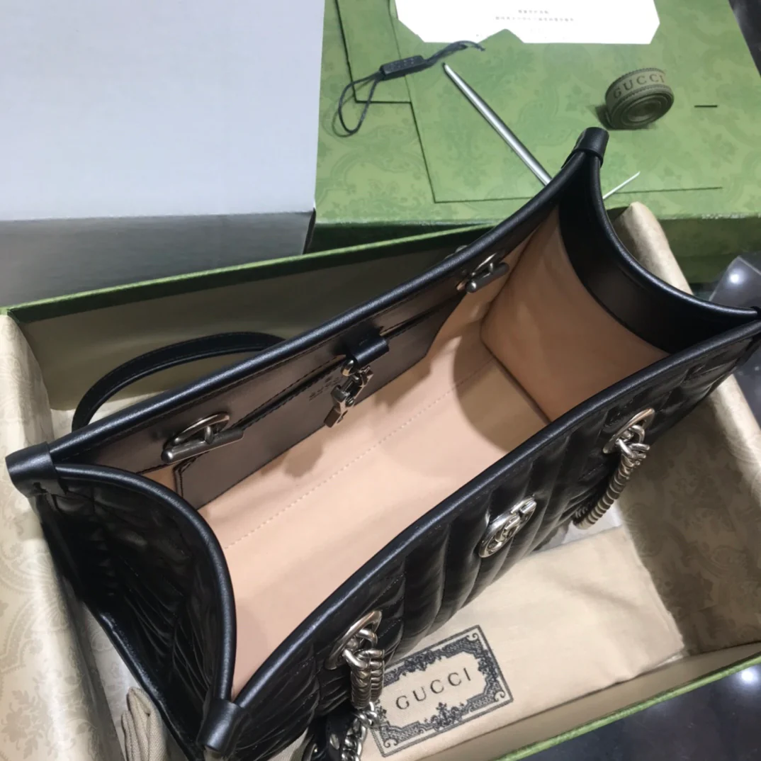 Маленькая сумка-шоппер Gucci Marmont Geometric Series - 3