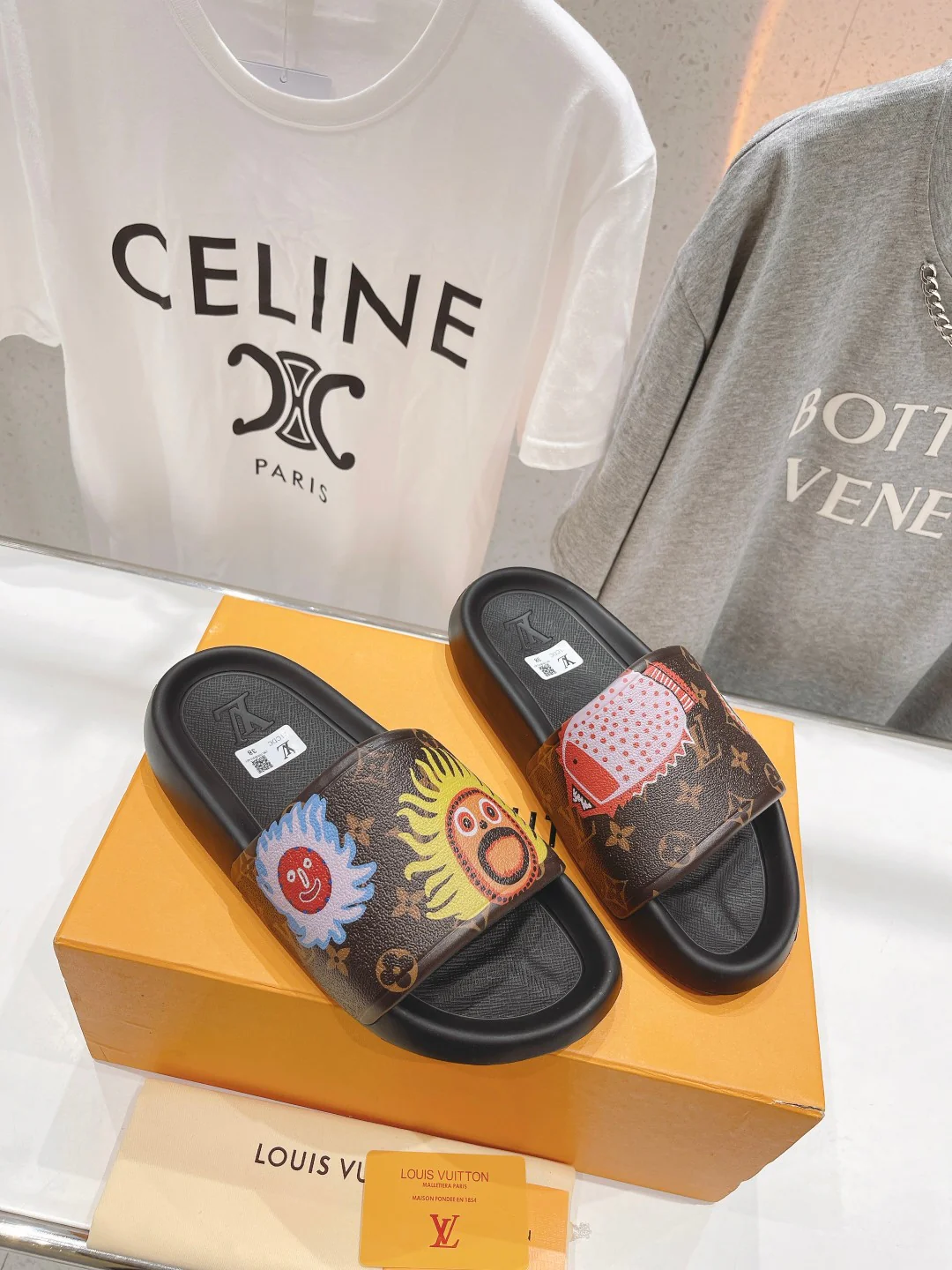 Новинка весны/лета 2023 года - Повседневные пляжные сандалии без шнурков - С рисунком солнца