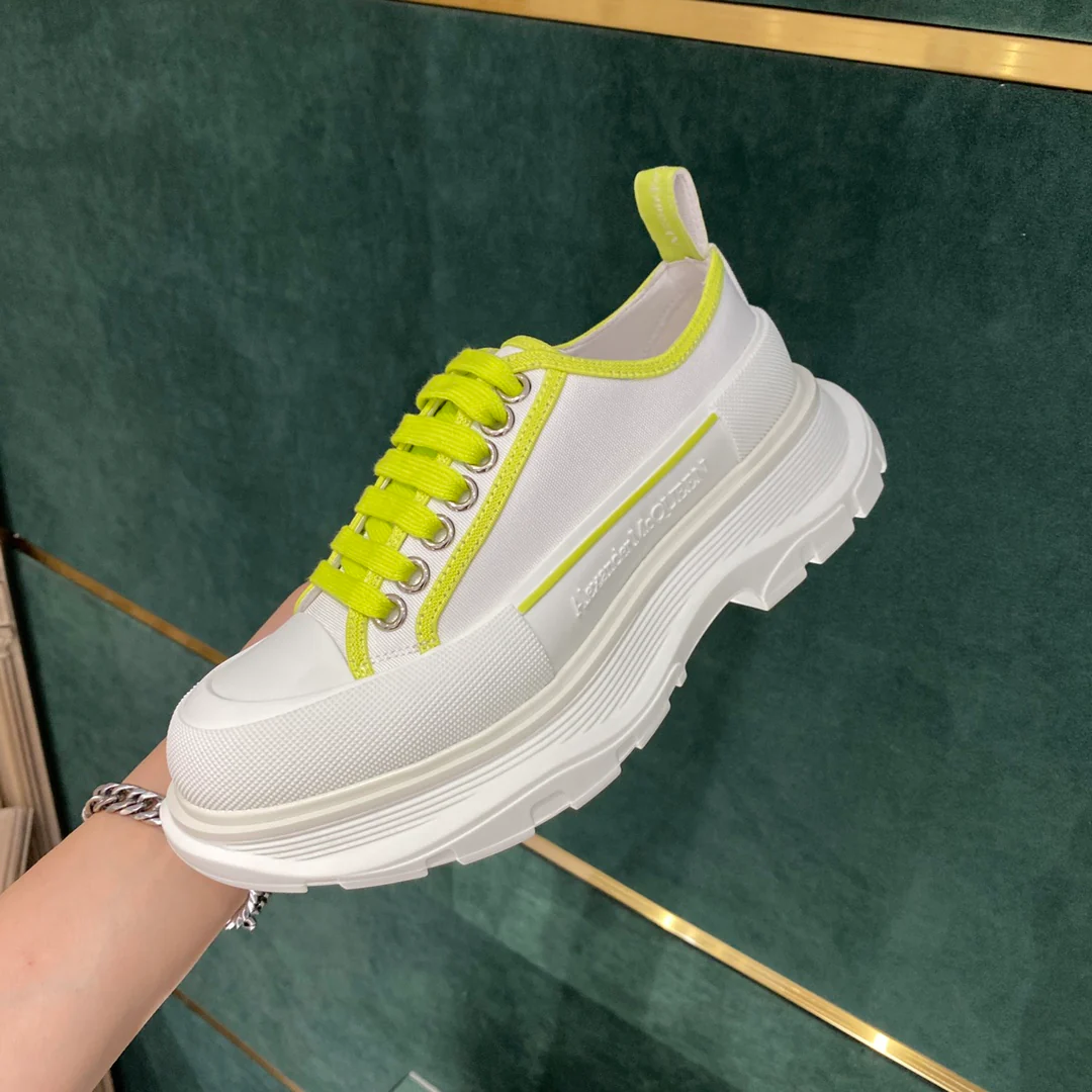 Парные туфли на платформе McQueen из парусины - 2 шт.