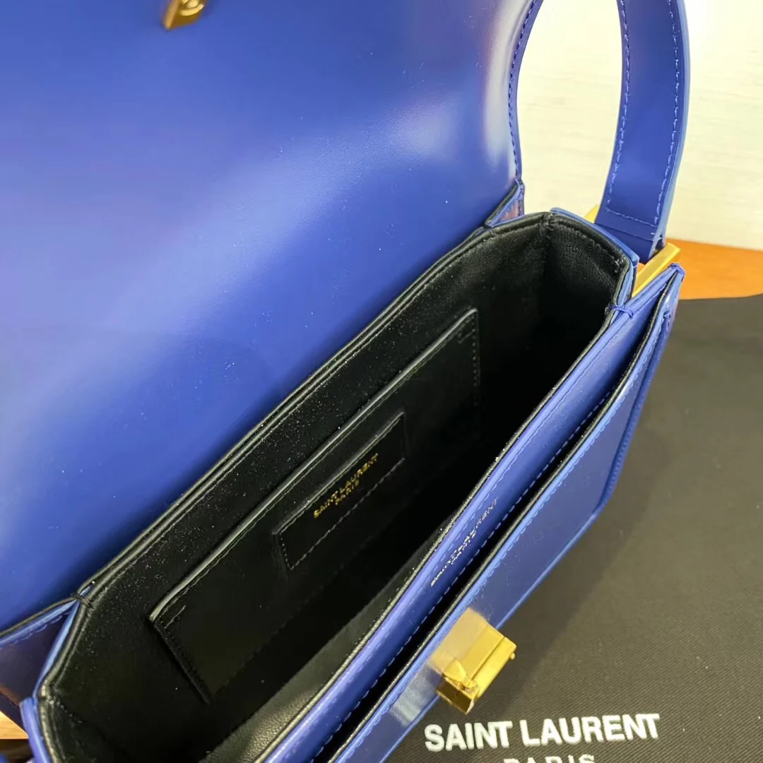 Сумка для тофу YSL Solferino - синяя - 18 см