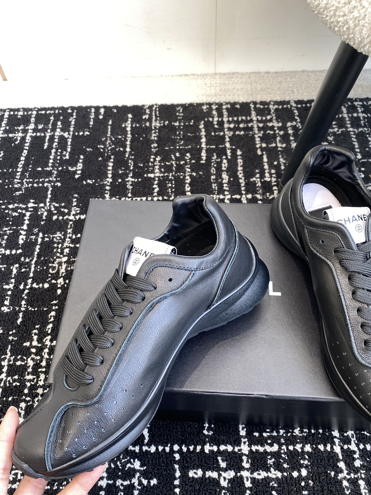 Кроссовки Chanel 2024 Retro - черные