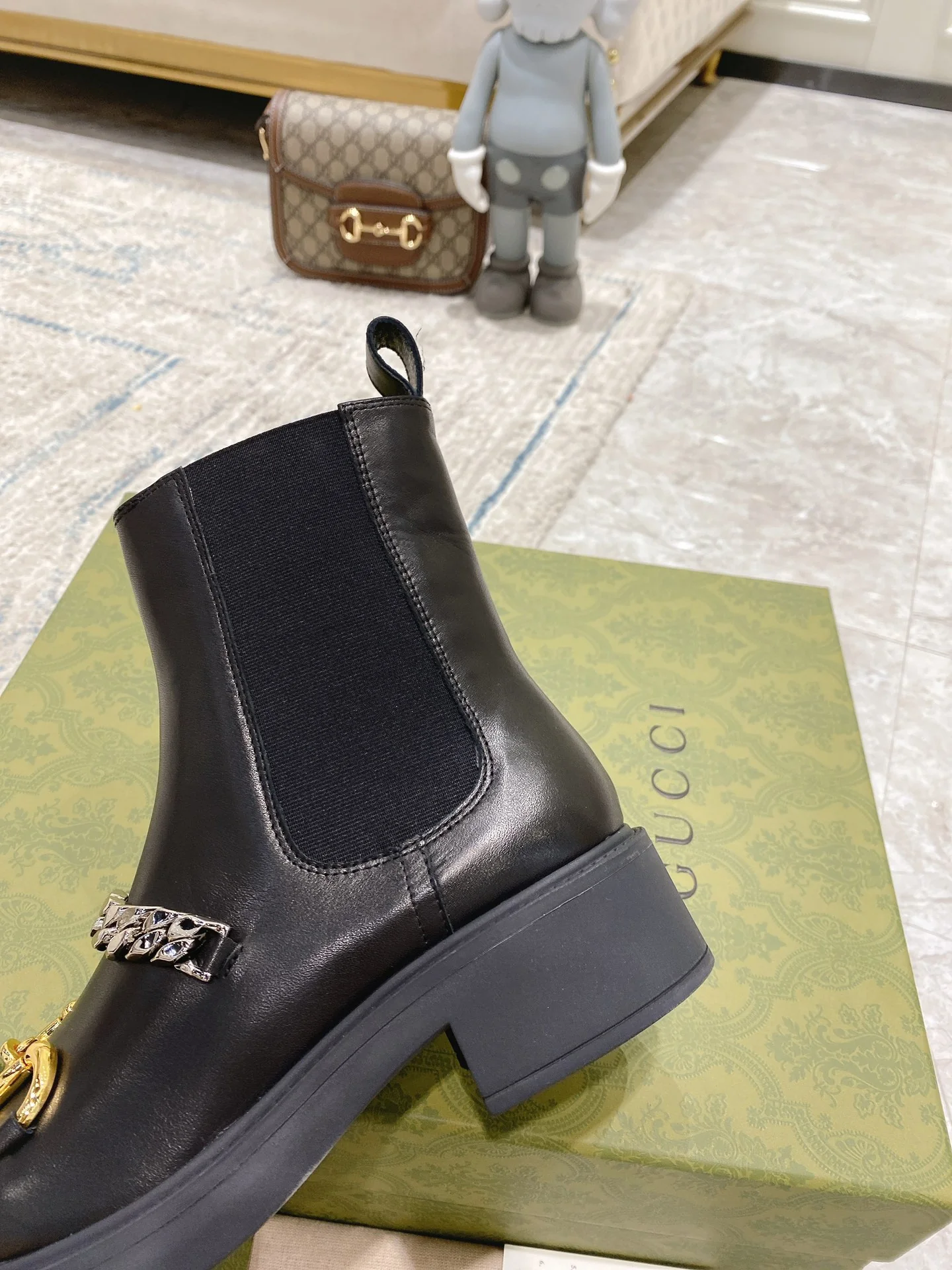 Ботинки Gucci-21fw-Latest Chain Martin