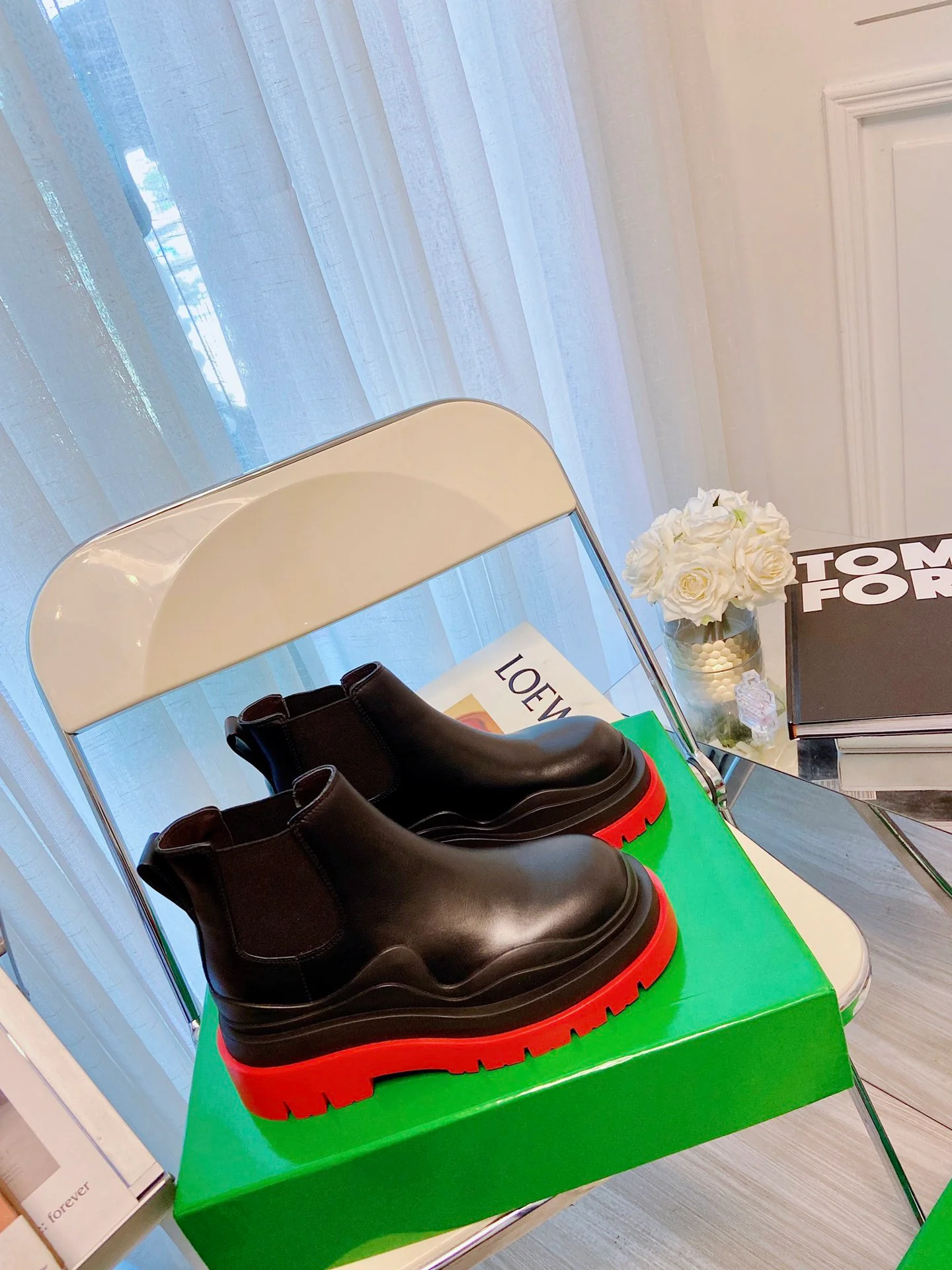 Обувь BV - BV - красная подошва - ботильоны на платформе