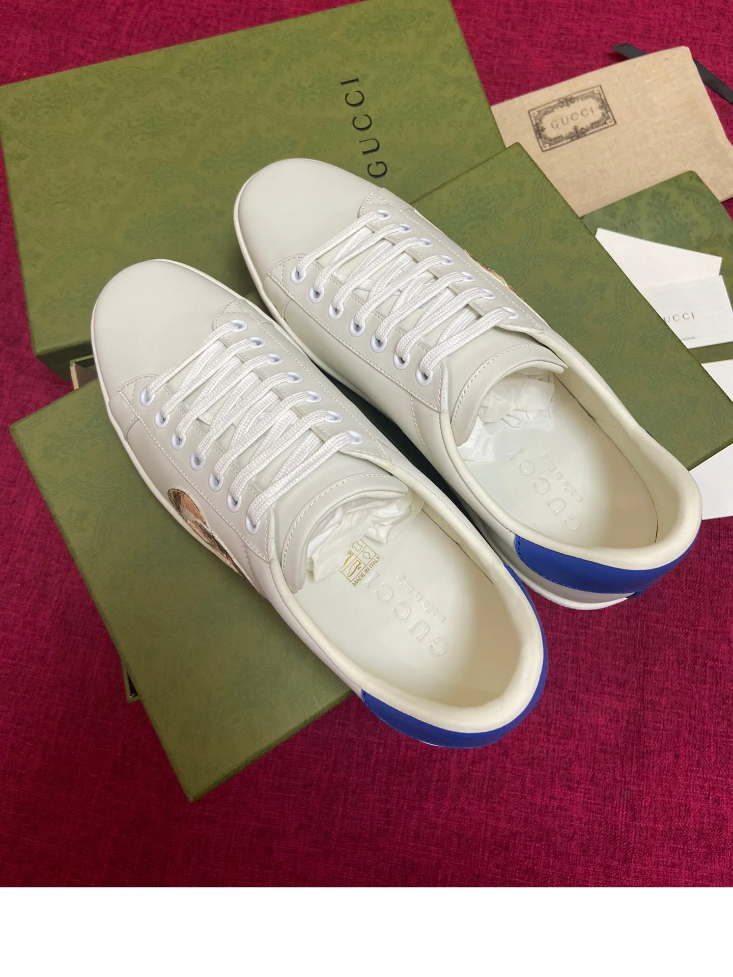 Gucci - Белые кроссовки - Кроссовки - Повседневная обувь - 14