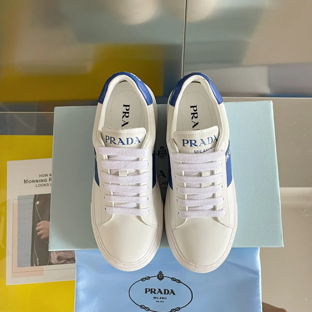 Новинка весны 2022 года от Prada - повседневные туфли на платформе - размер 14.