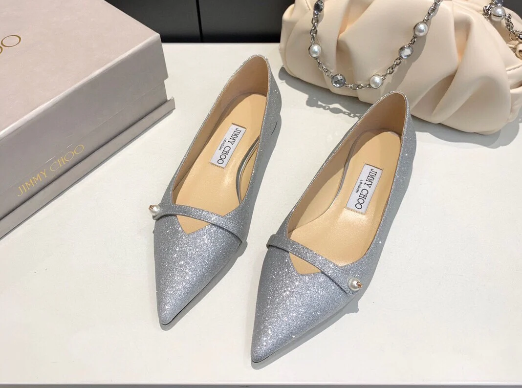 Балетки Jimmy Pearl с пряжкой и острым носком - 3