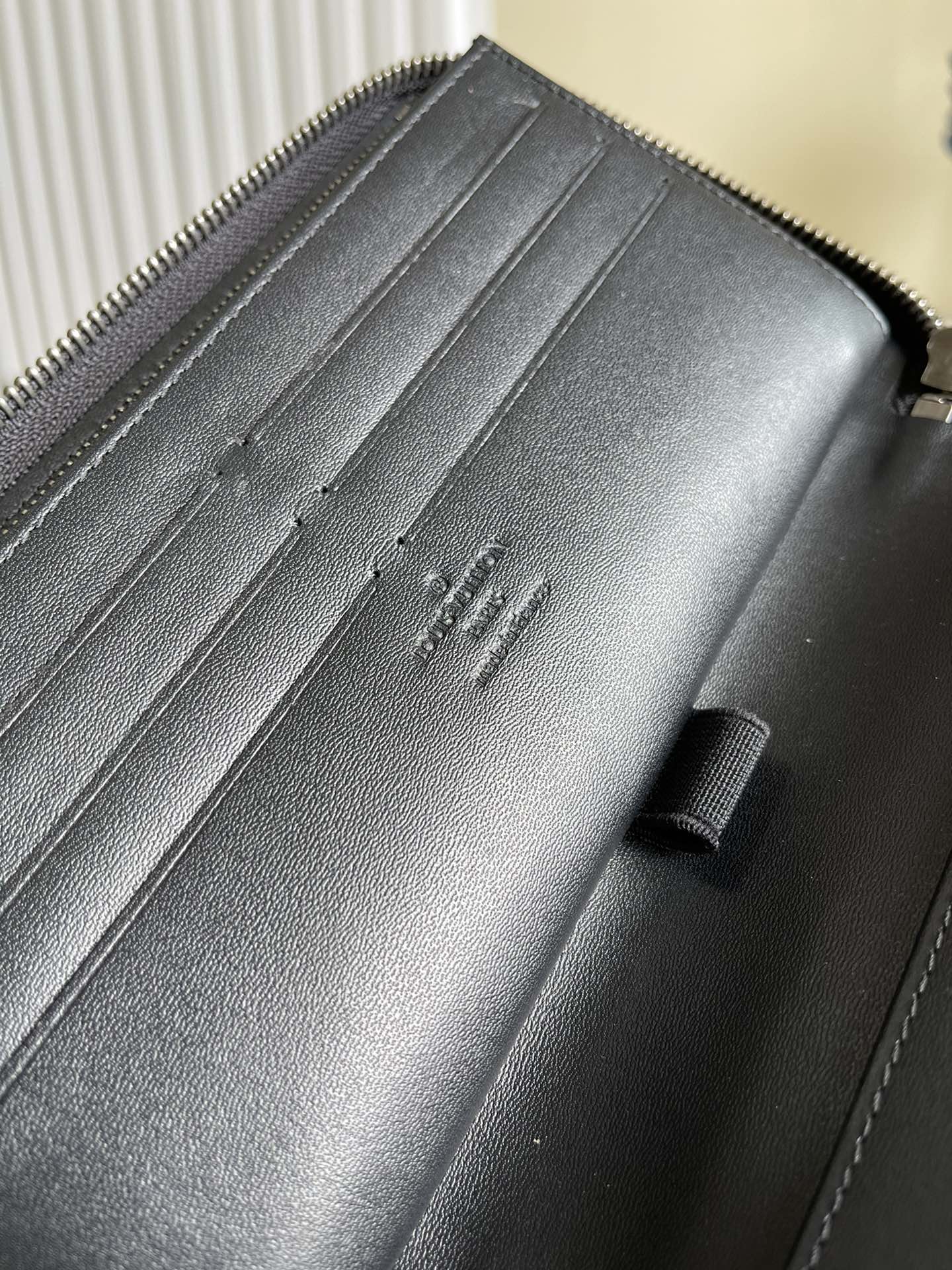 Мужской длинный кошелек/клатч LV-N60003 с тиснением и застежкой-молнией