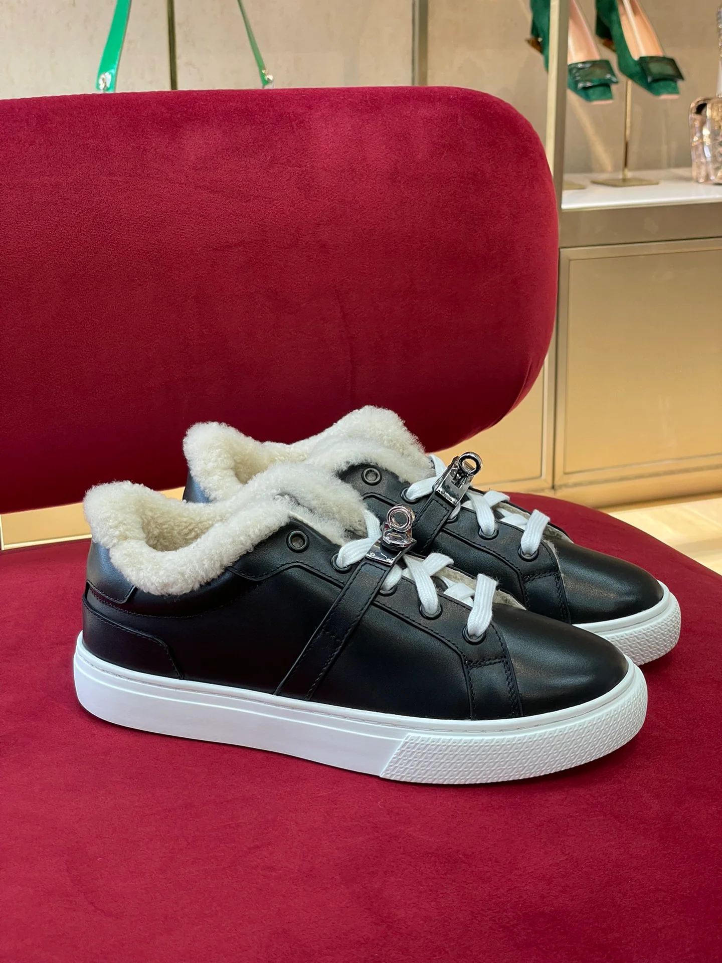 Шерстяные кроссовки Hermes 2022 года