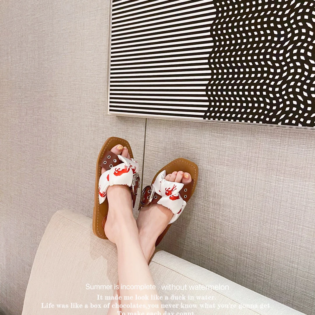 Туфли Chloe - Chloe - пряжка из плетеной ткани - тапочки