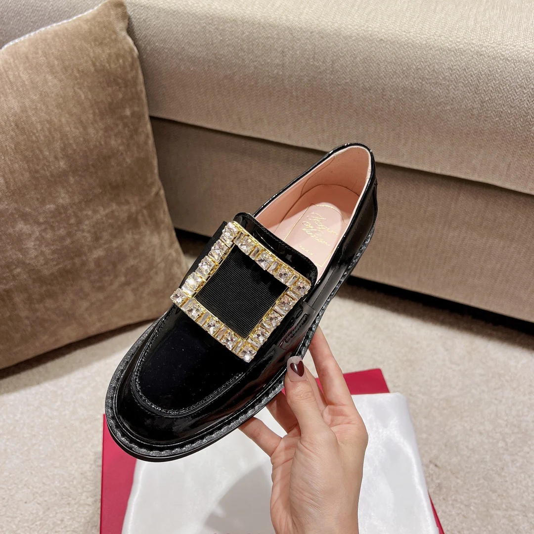 Лоферы RV Classic с ромбовидной отделкой