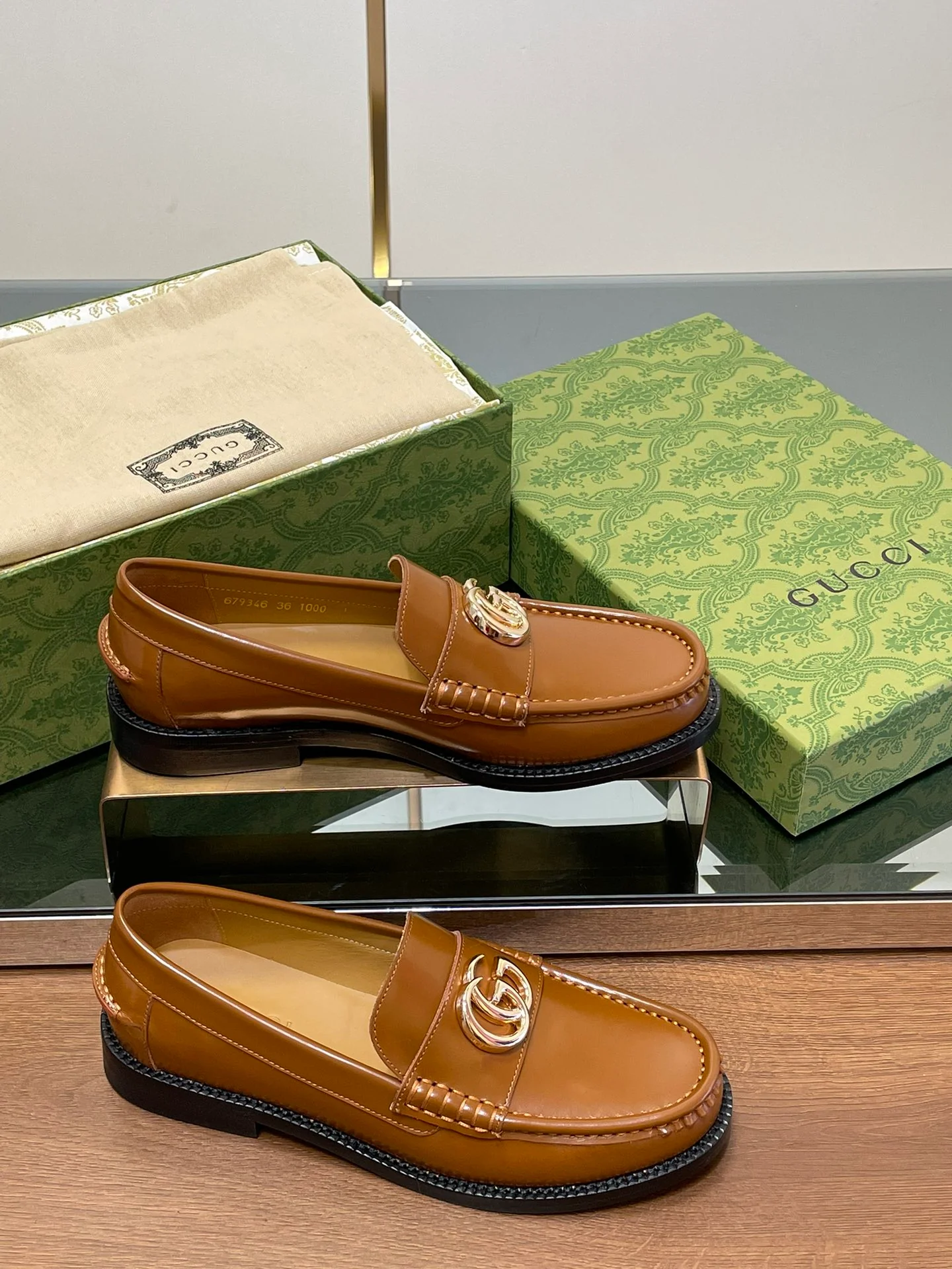 Лоферы Gucci 2024 - Кофейно-коричневый