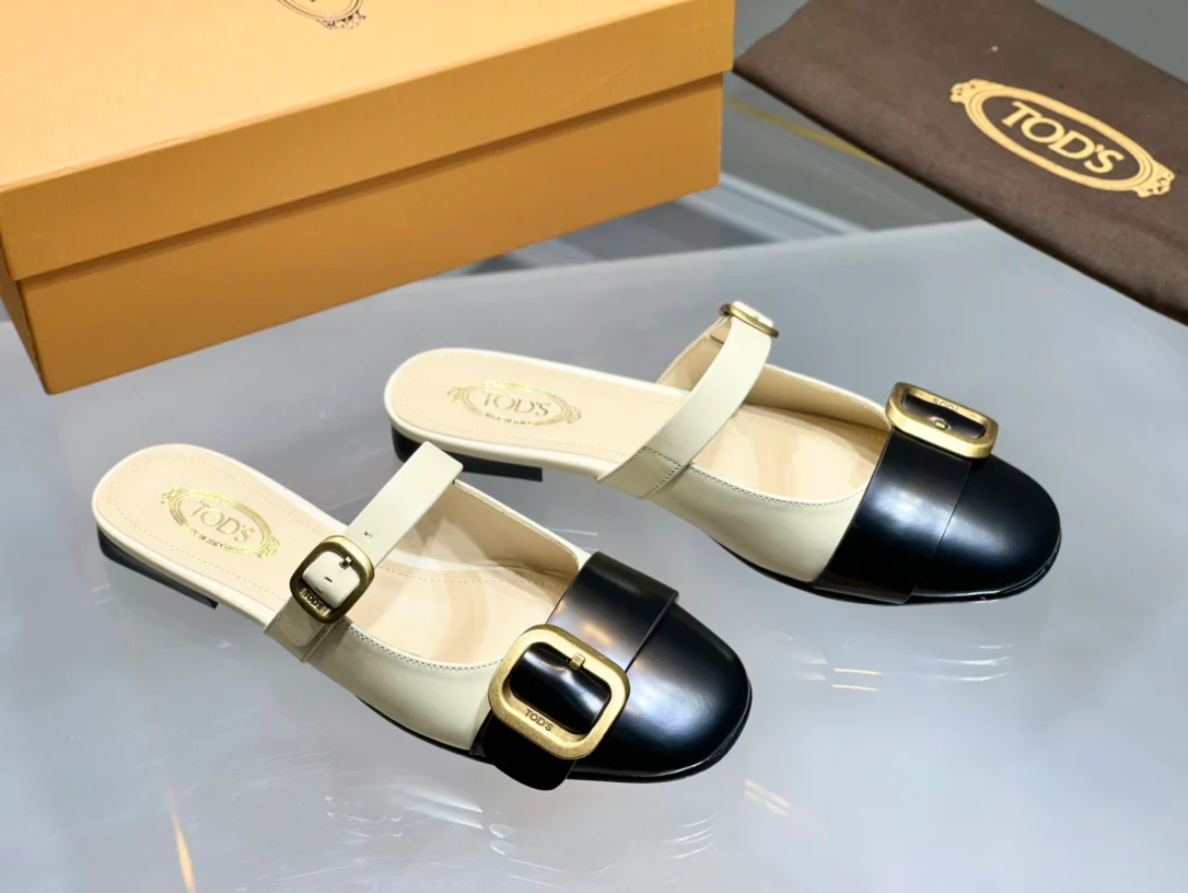 Tods - Металлическая пряжка - Полутапочки