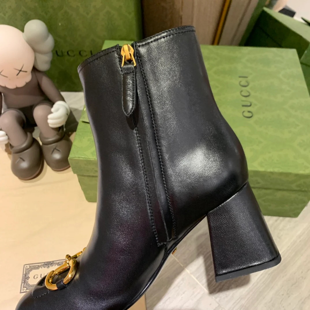 Gucci - Сапоги на высоком каблуке - Ботильоны