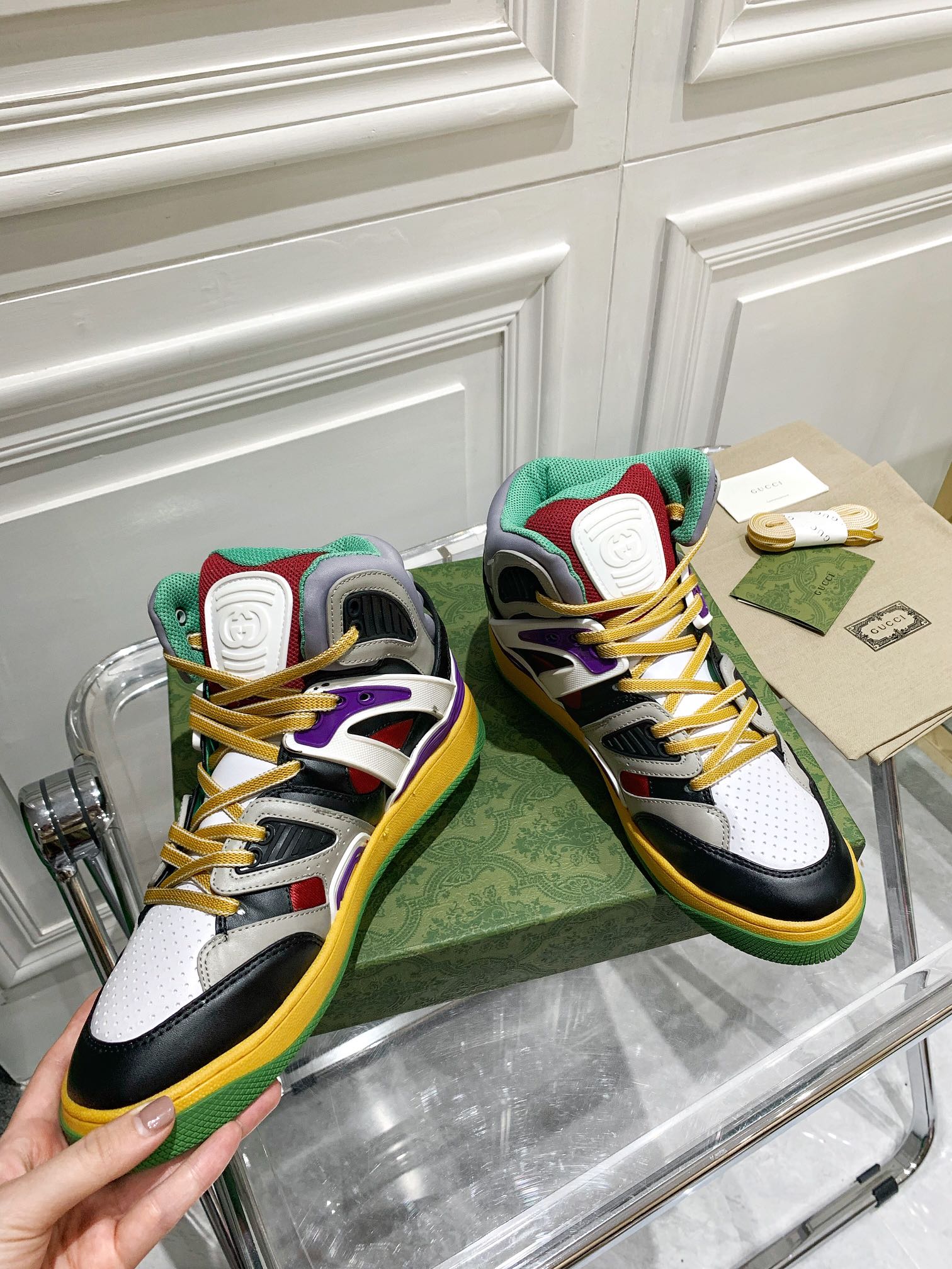 Высокие кроссовки Gucci