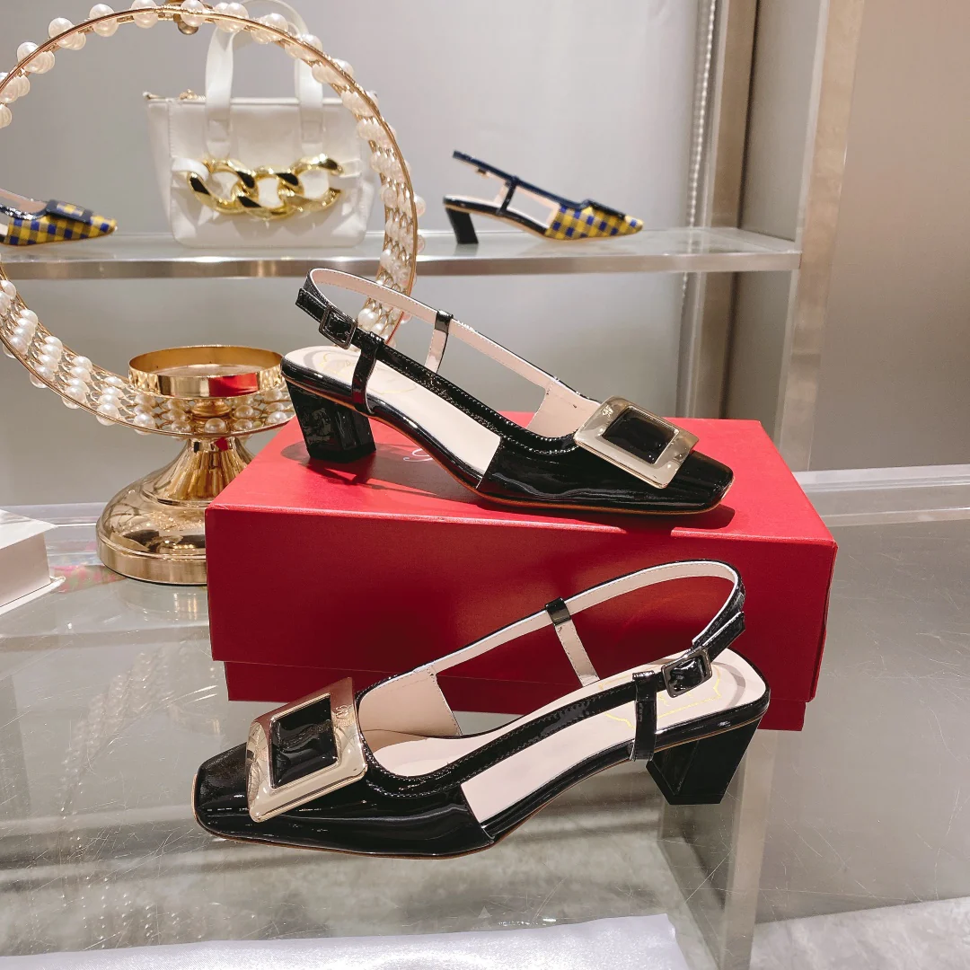 Обувь RV Shoes - Новинка ранней весны 2023 года - Полые сандалии - Черные