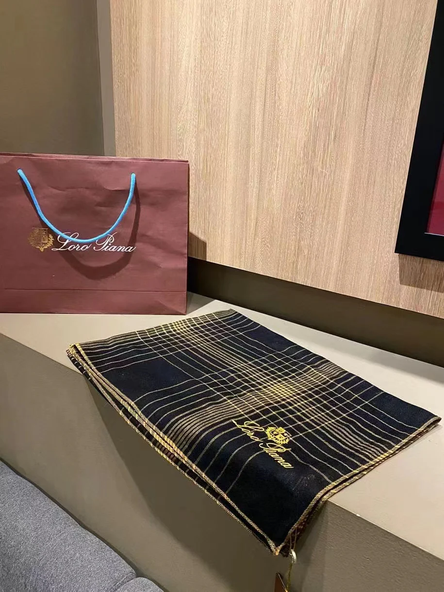 Loro Piana 2022 100 Кашемировый длинный шарф 80-200см