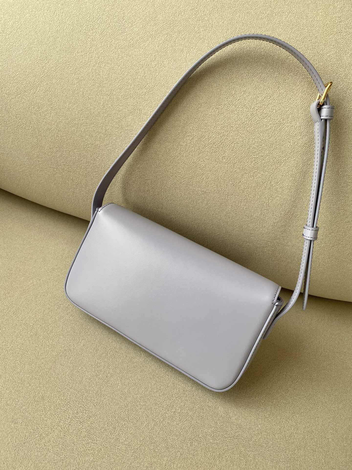 Кожаный рюкзак Celine Triomphe - сумка через плечо - сиренево-фиолетовый