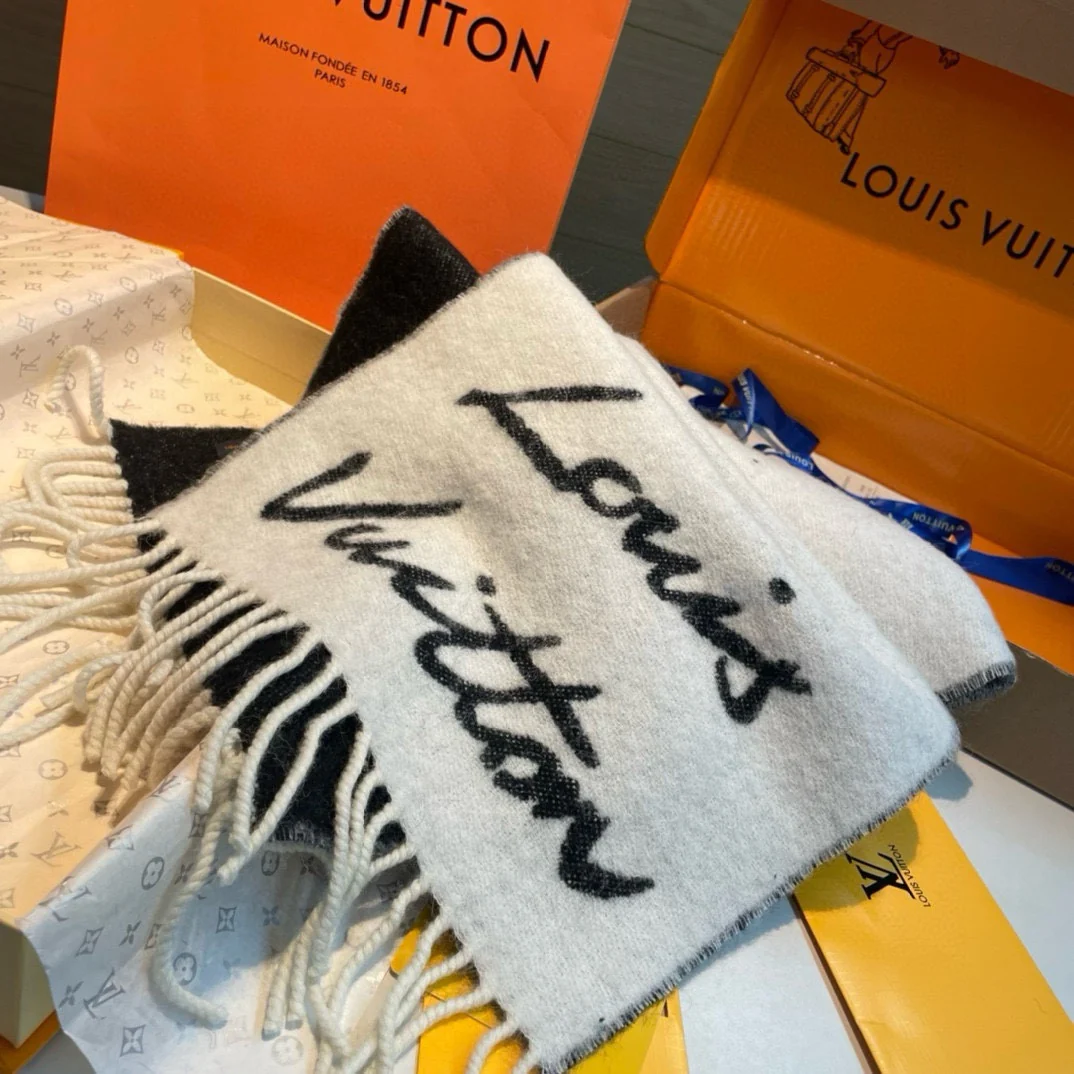 Кашемировый шарф LV-2024-25-220