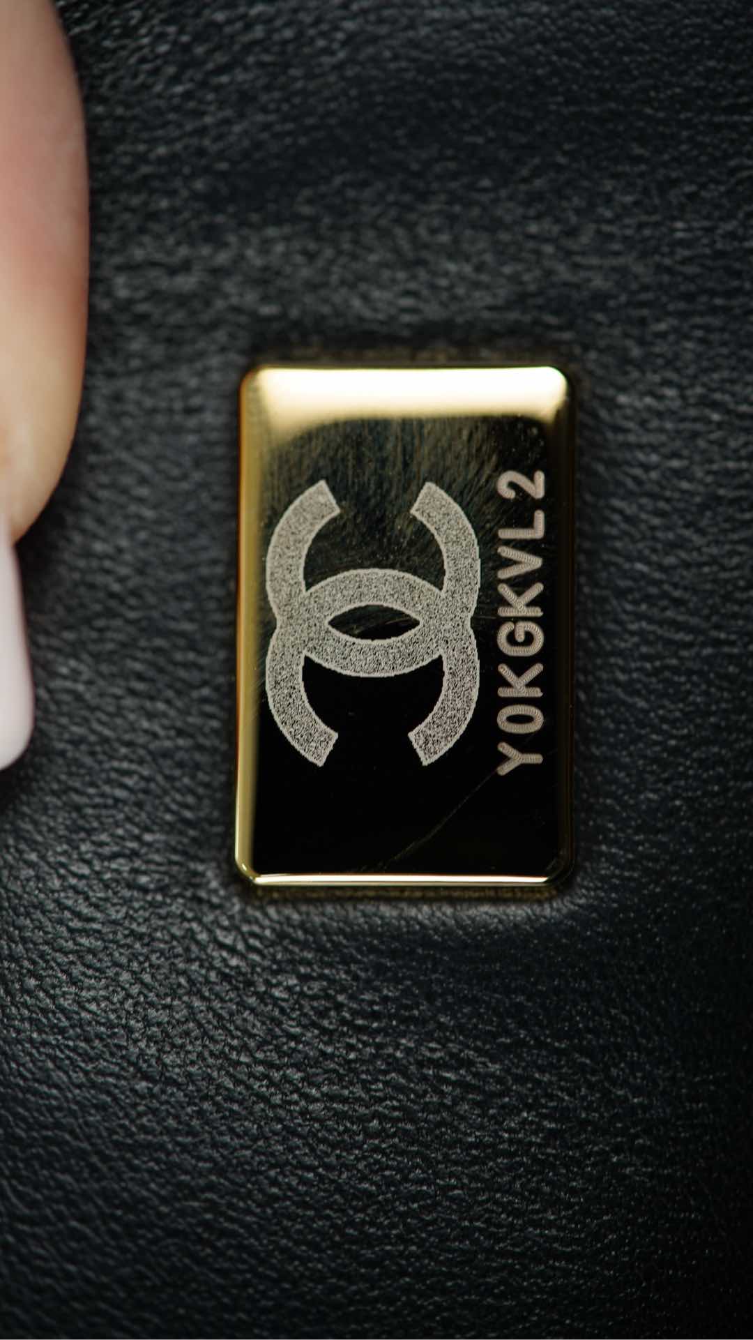 Сумка Chanel 25p Handle Flap Bag (квадратная) - черно-золотая