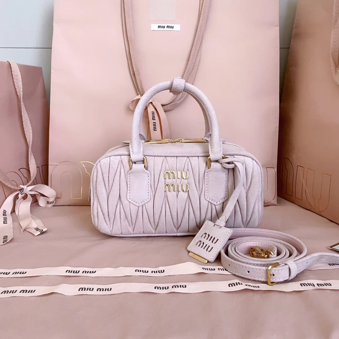 Сумка для боулинга Miu Miu-5bb142, розовая nk4