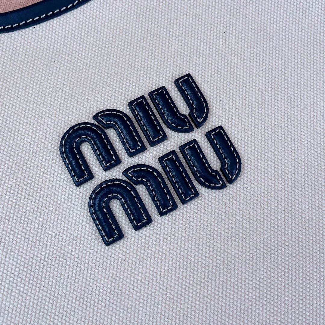 Сумка-хобо Miu Miu-5bg231-ivy из канваса