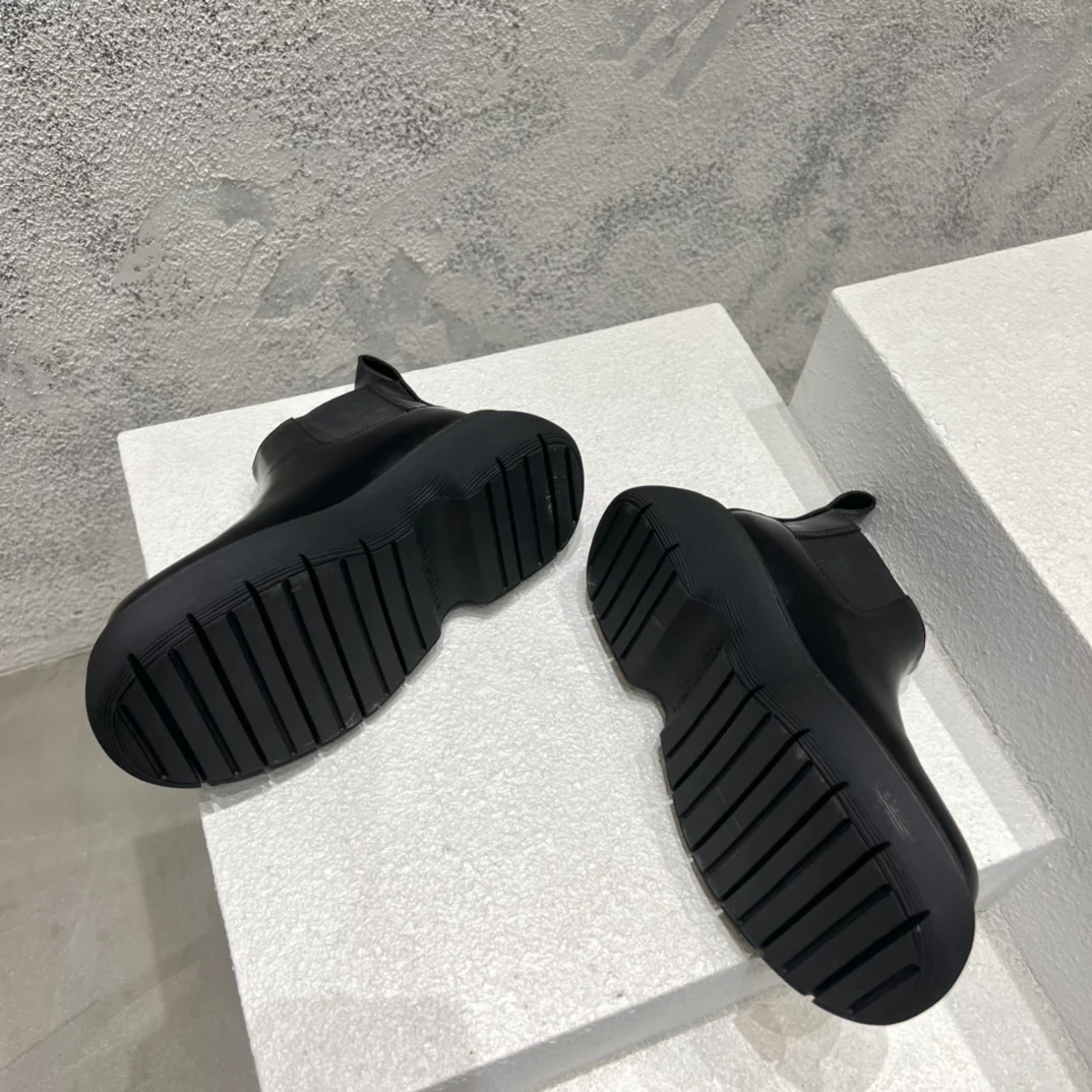 BV-22ss - Британские ретро-ботинки с низким голенищем - Унисекс - Черные