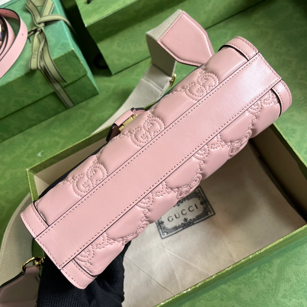 Маленькая кожаная сумочка Gucci-Matelasse - 1