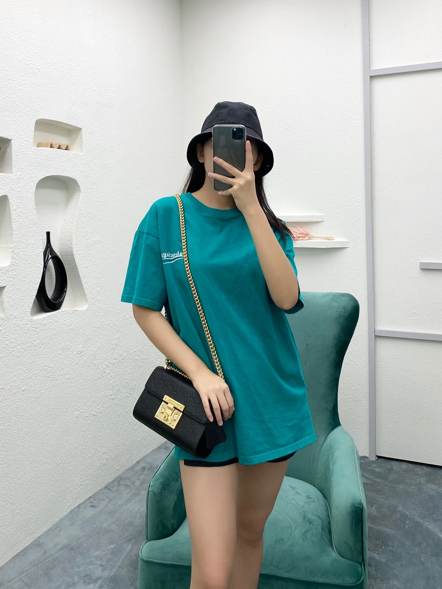 Замок Gucci - Маленький квадратный замок - 20-13-8 см