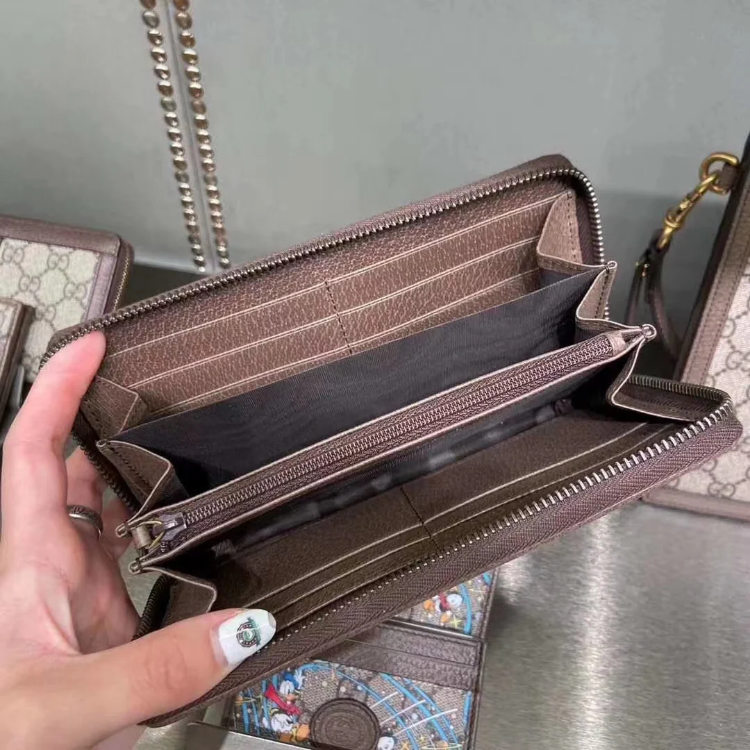 Gucci-唐老鸭系列拉链长夹