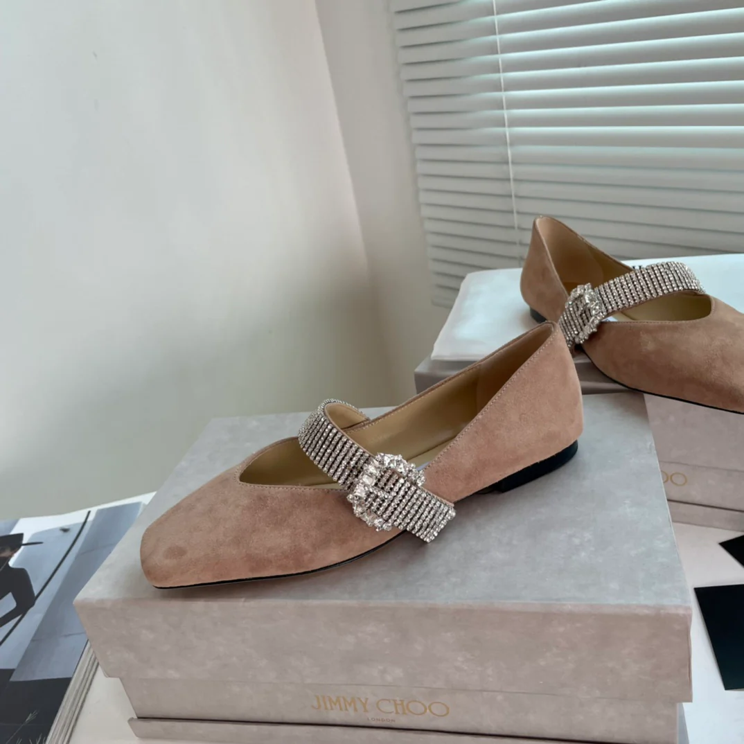 Балетки Jimmy Pearl с квадратным носком - 1