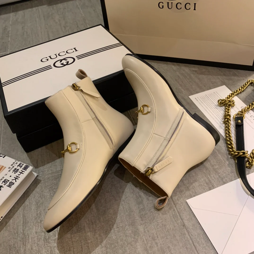 Ботильоны Gucci Street с пряжкой - 1