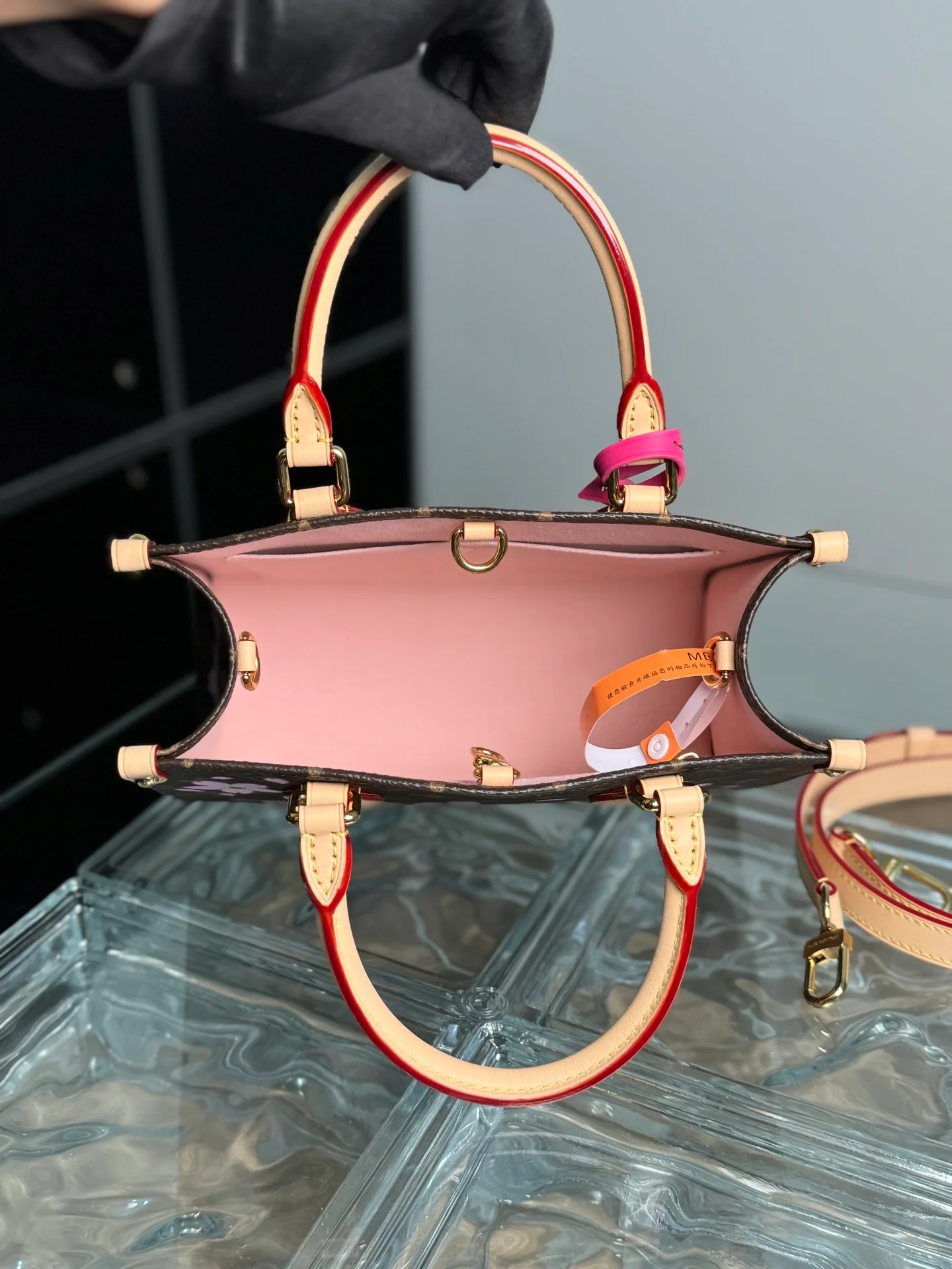 LV-m13269-tm-onthego handbag-small-cherry blossom design