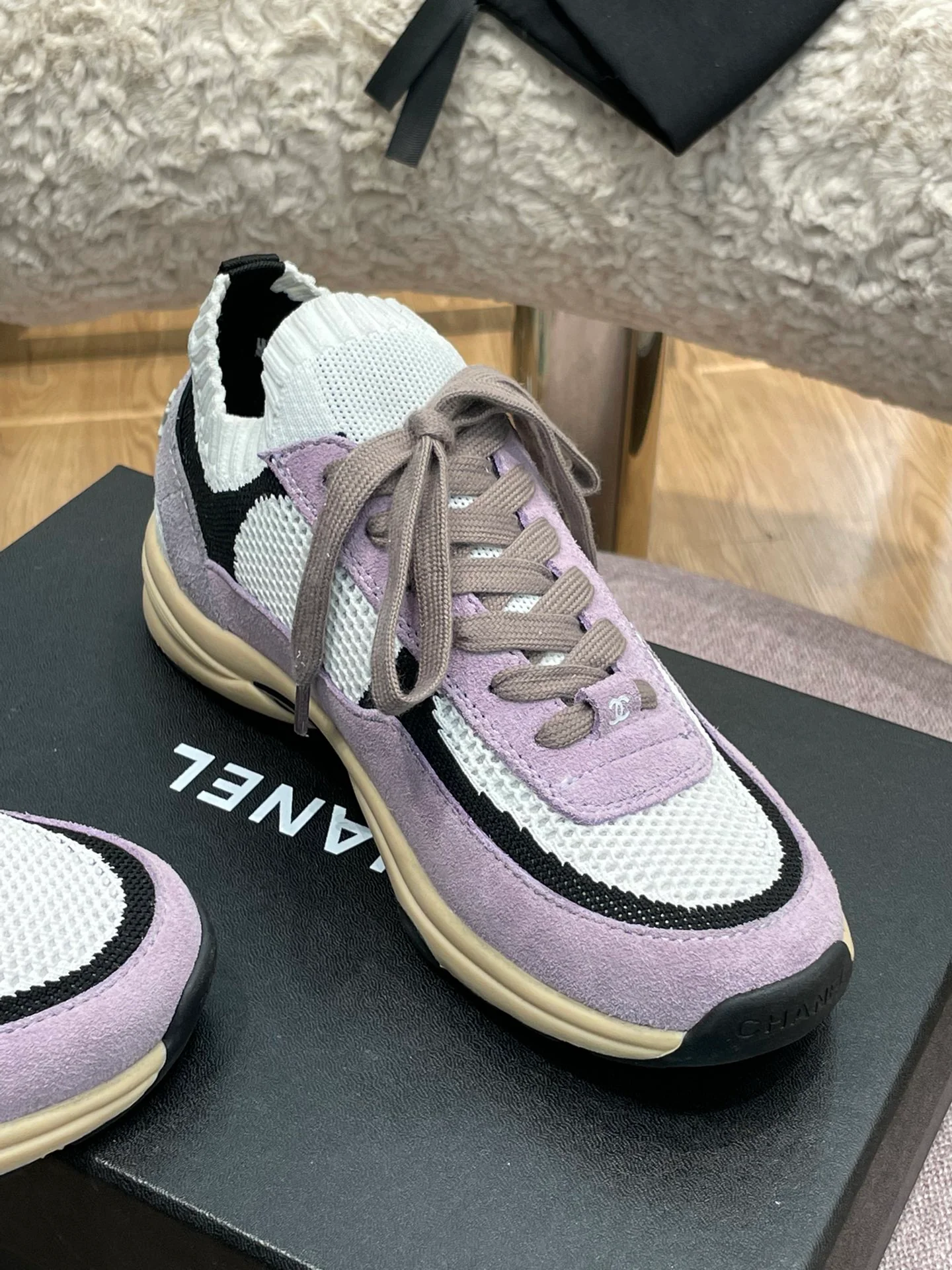 Chanel - Массивные туфли - Кроссовки - 4