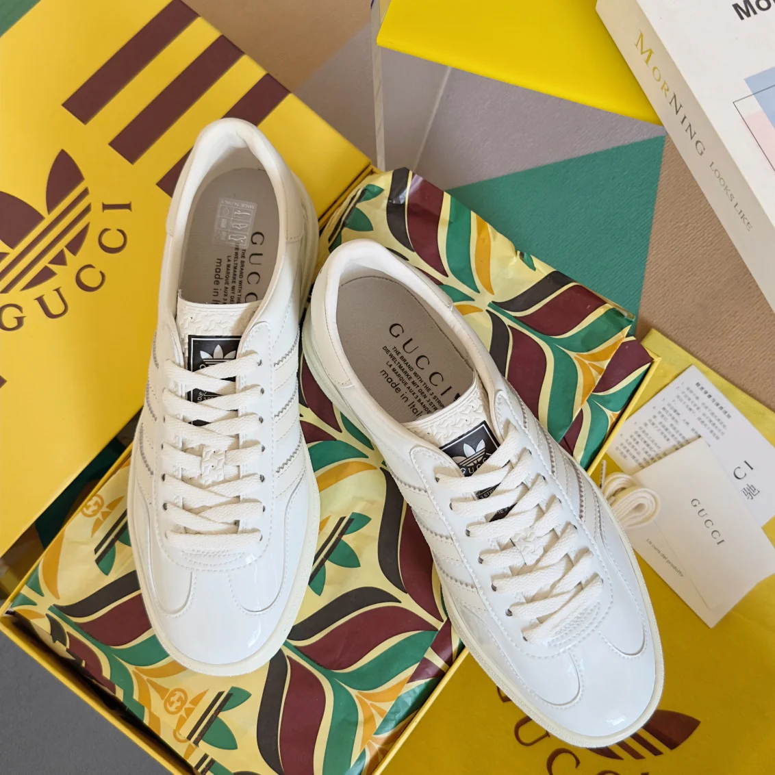 Скейтбордические кроссовки Gucci 2024 - белые